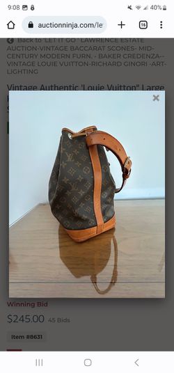 Sold at Auction: Large Louis Vuitton Travel Bag Suitcase Purse