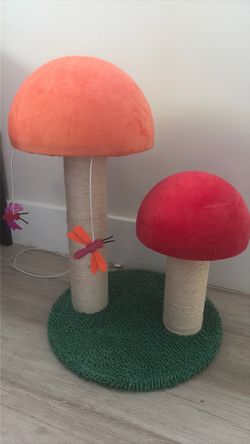mushroom cat tree