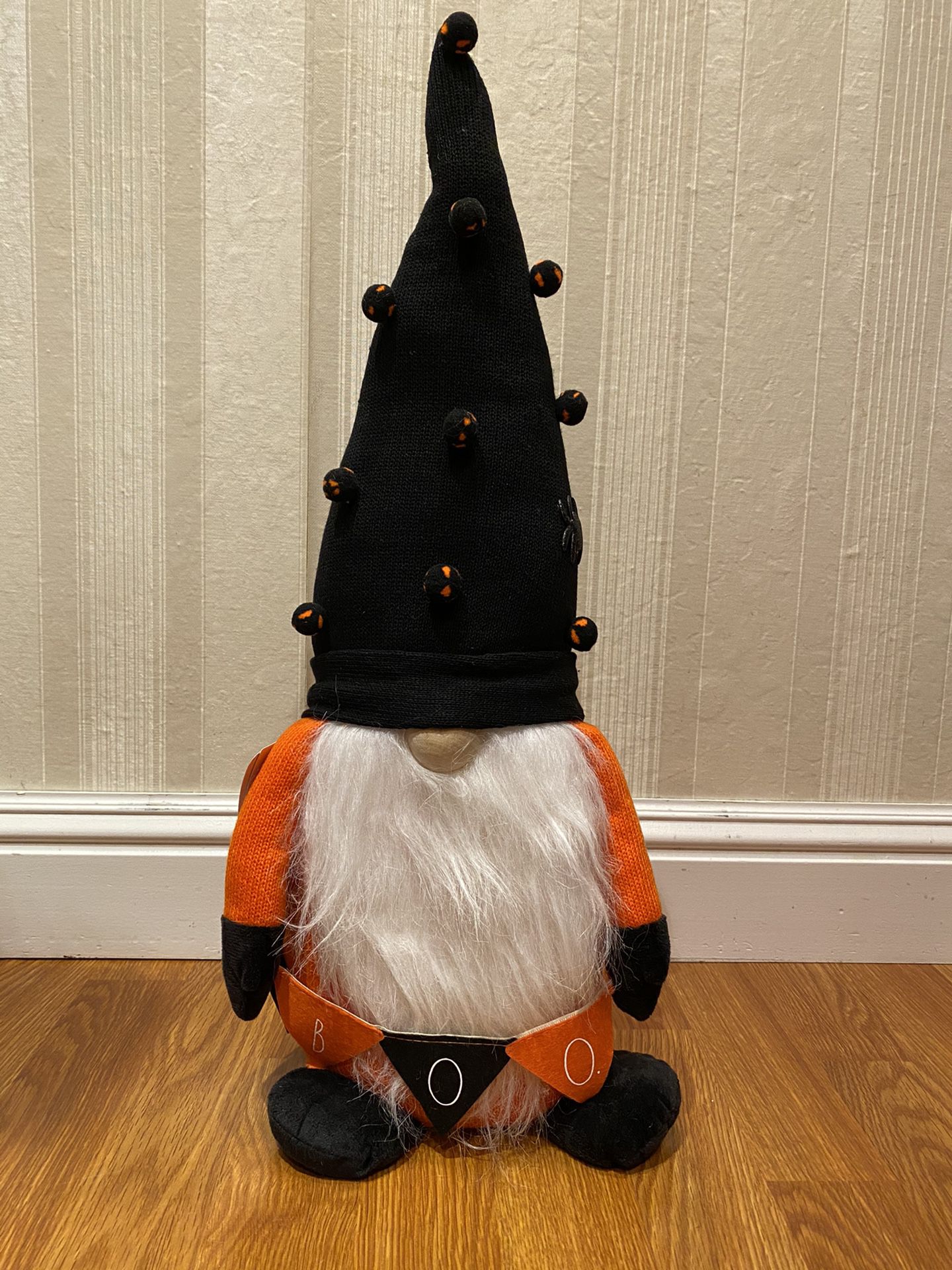 Rae Dunn Halloween Plush Gnome Boo