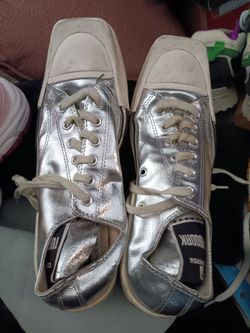 Converse Chuck Taylor Silver Metallic Sneakers