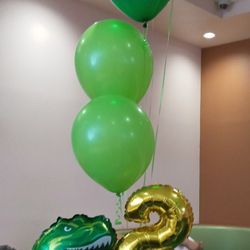 Balloon Dinosaur Centerpieces