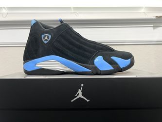 Size 12 - Air Jordan 14 Retro Black University Blue (487471-007)