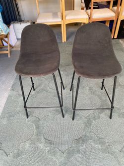 Counter height chairs set of 2