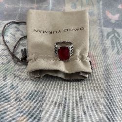 Pomegranate Sterling Silver Ring 