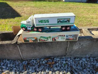 1992 Hess 18 Wheeler Truck Trailer And Car