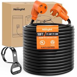 Nilight 50ft Heavy-Duty RV Extension 25V.