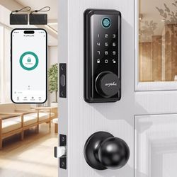Cerradura Inteligente Con Código Y Huella 