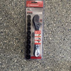 Pas-Thru Adjustable Wrench Set 
