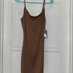 Brown Pinkish Dress 