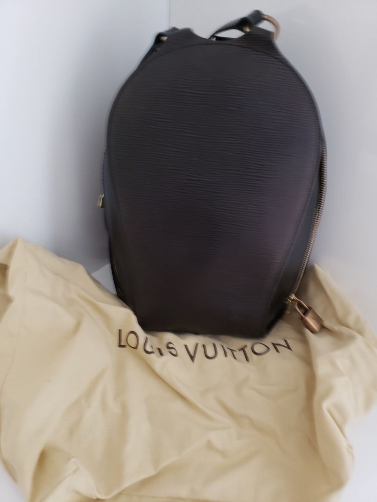 Louis Vuitton Epi leather black backpack 100% Authentic