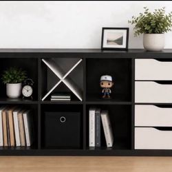 Modern Black Storage Unit / Credenza