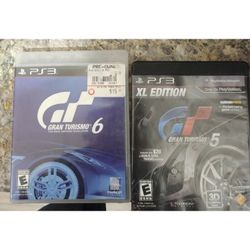 Gran Turismo 5 and 6 PS3