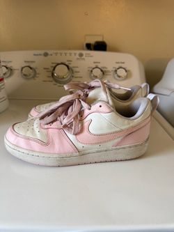 Pink Nike shoes
