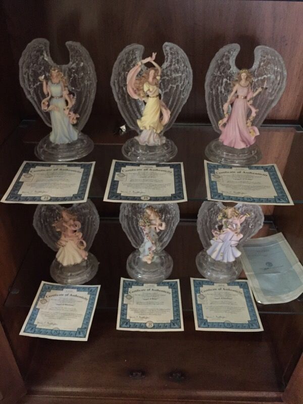 Bradford Exchange Heavens Crystal Blessing Angels collection