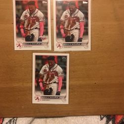 2022 ACUNA JR 3 CARD LOT