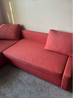 Sectional, smoke free , pet free home… From Ikea… no rips or tears … needs to be clean ask 50.00! COME GET IT!