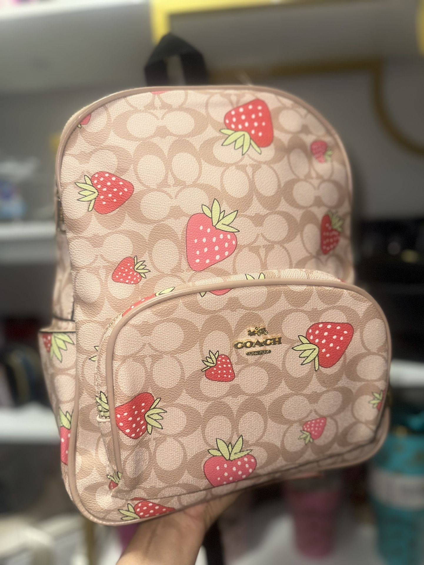 Strawberry/cherry Backpack 