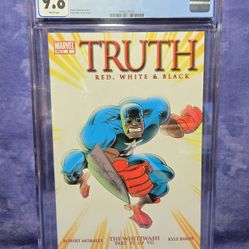 Truth #6 2003 CGC 9.8 WP Full Cover App Isaiah Bradley As Captain America 