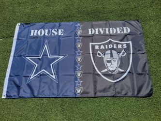 Cowboys Raiders Flag