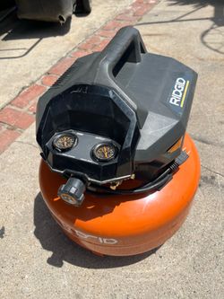 RIDGID air compressor 150 psi 6 gallon