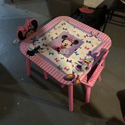 Toddler Mini Mouse Table 
