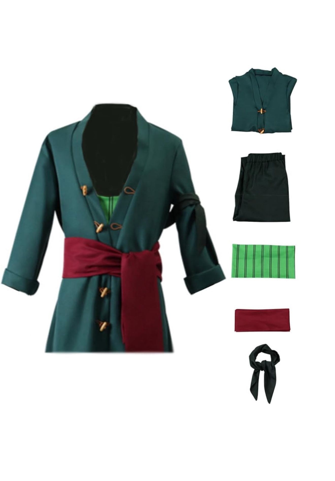 Men Anime Kimono Cosplay Costume Robe Cloak Uniform Halloween Outfits (size M)