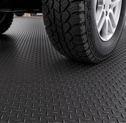 Containment Mat, Garage Floor Mat 4x15 ft, Stops Winter Salt Damage and Mess, 2mm Thick PVC, Heavy Duty Waterproof Concrete Protector, Cover Brand New