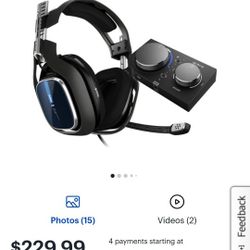 Astros A40 With Mixamp Headphones 