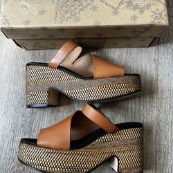 Free People Demi Clog Platforms Size 5.5W