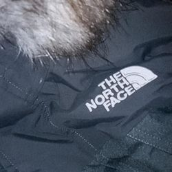 North Face Puffer Jacket With Fur
