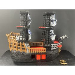 Fisher price Imaginext Black and Red Pirate Ship. Ship only