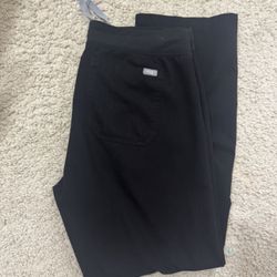 FIGS Black Livingston Large Women Pants