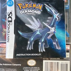 Pokemon Diamond Manual Only