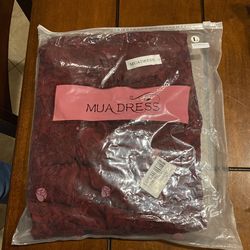 Brand New Burgundy Prom dress size Large