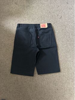 Black 501 jorts