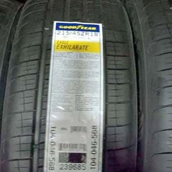 4 New Tires 215/45/18 Good Year Tires