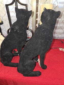 Leopard Statue Set