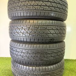 V340  235 65 17 104H  Firestone  Destination HLT  4 Used Tires 80% Life 