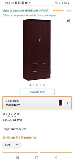 New assembled armoire $120 firm $253 @stores see pictures for dimensions