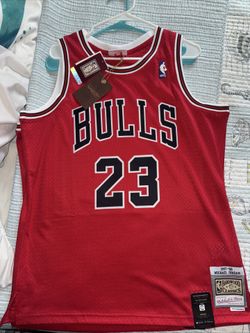 Michael Jordan NBA Hardwood Classics Mitchell & Ness Basketball Jersey - Red, DM me your size