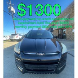 2016 Ford Escape No Credit Check No Requirements 
