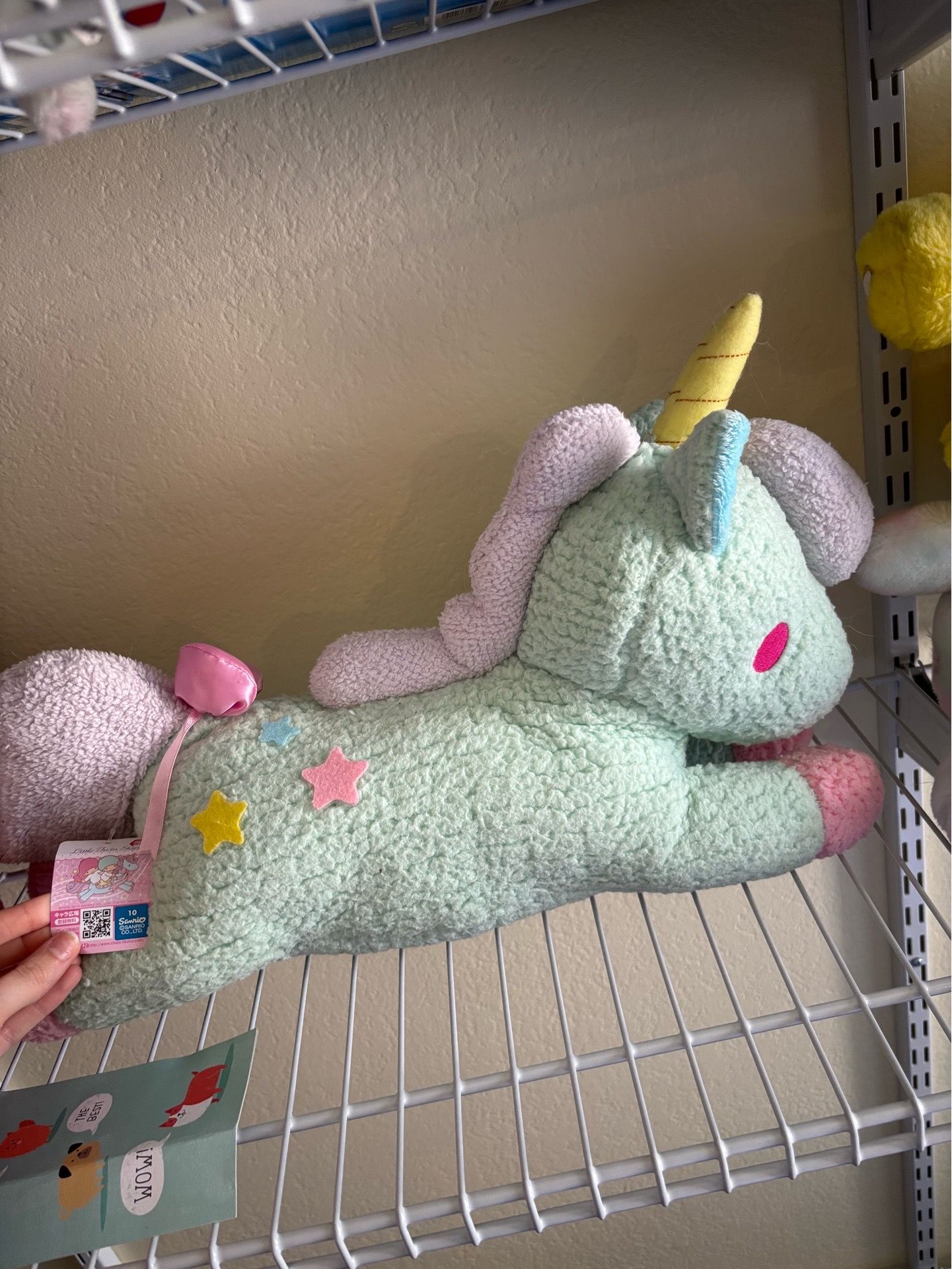 Vintage little twin stars, unicorn plush