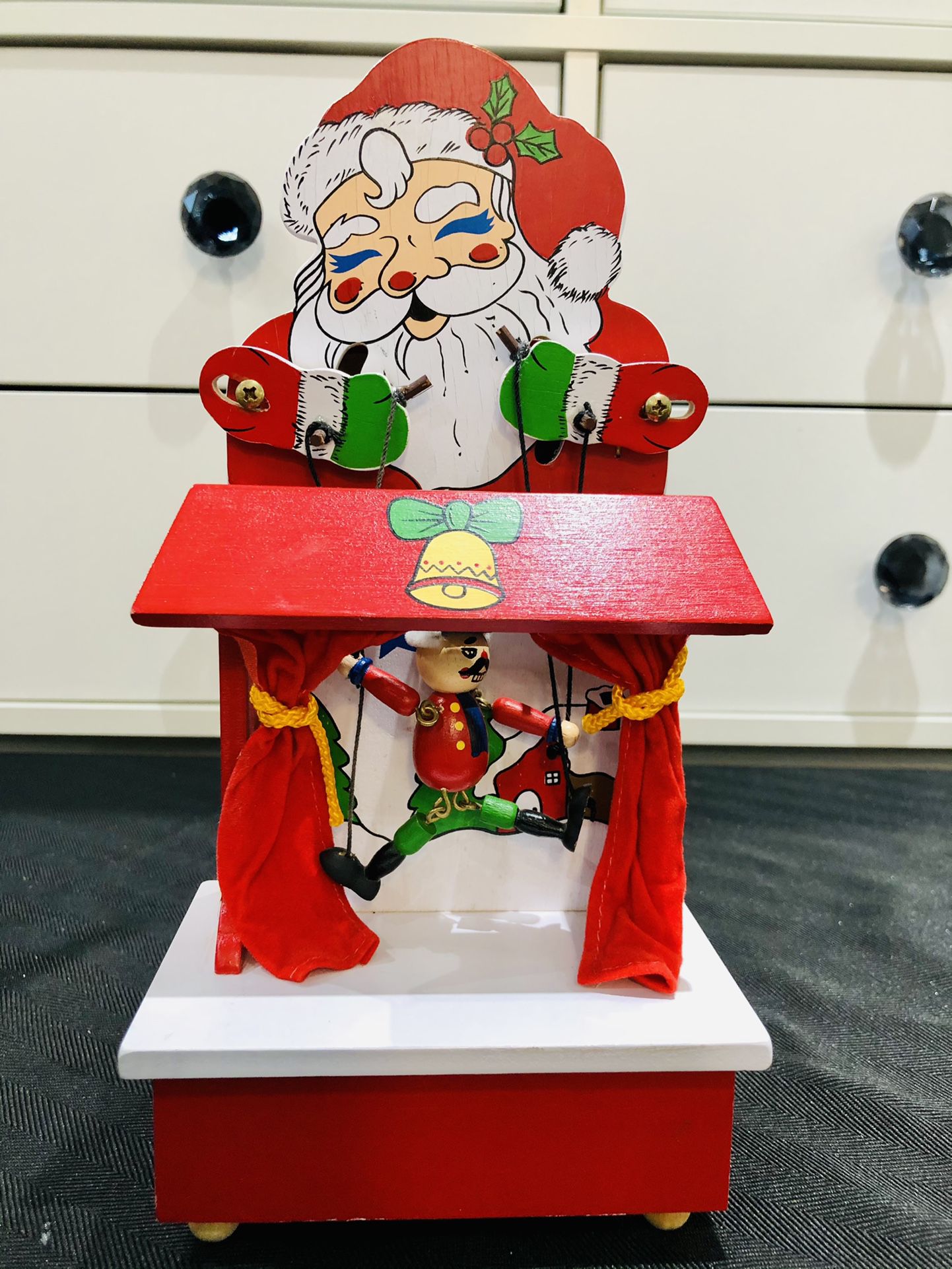 Christmas Toy Soldier Wood Music Box