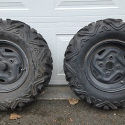 ATV Rims And Tires AT25x10-12