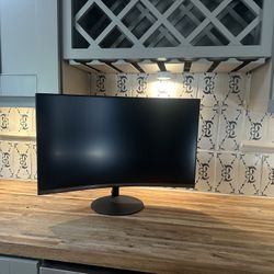 SAMSUNG 27-Inch Curved FHD Gaming Monitor - 2 Of Them