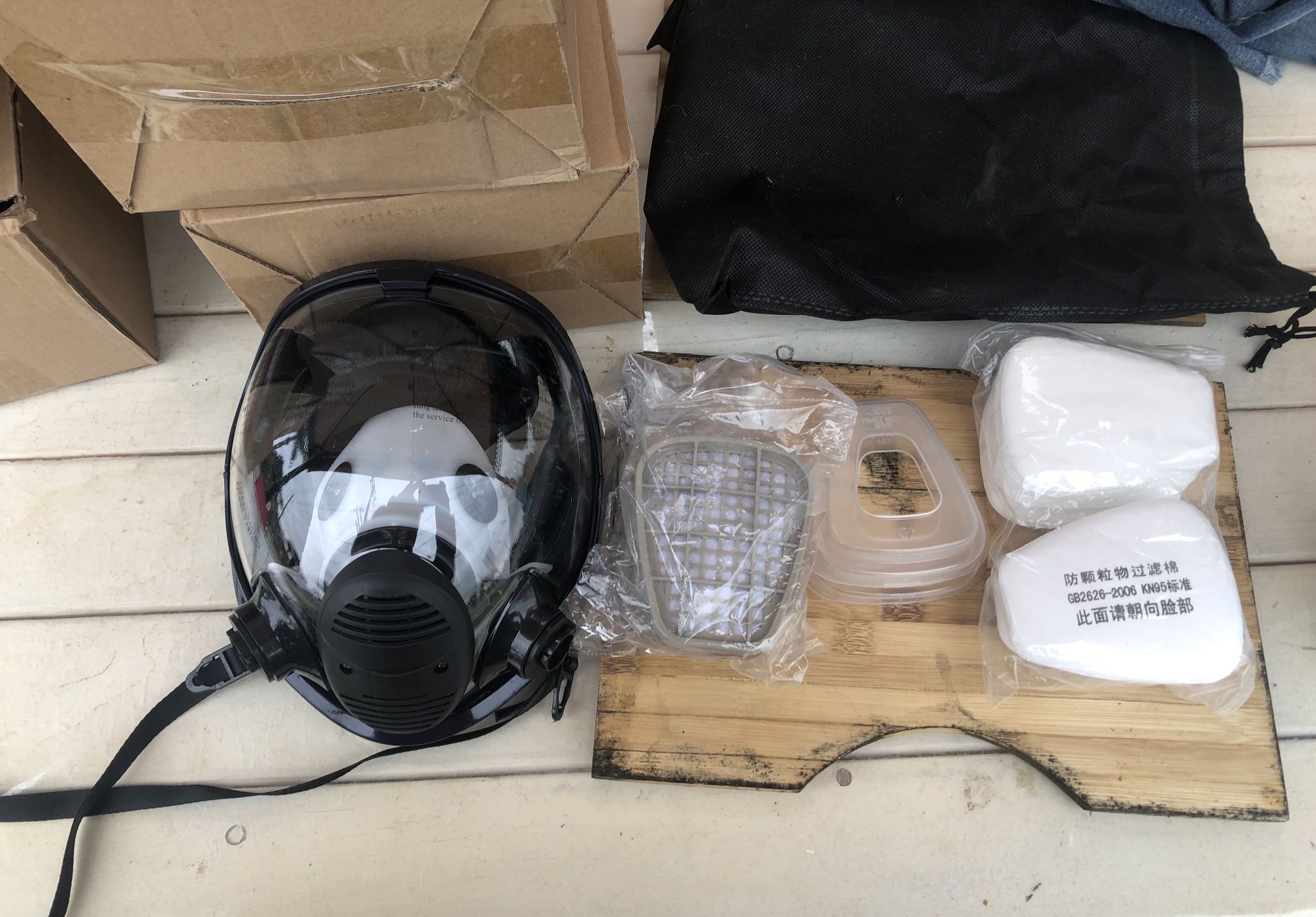 Full Face Mask with Respirator 