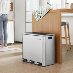 Sognomics 3 bins trash can new