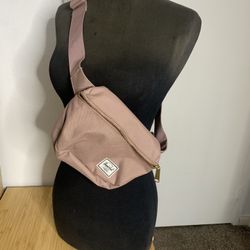 Herschel Supply Dusty Rose Crossbody Belt Bag Waist Bag Fanny Pack Excellent Condition 