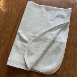Vintage Carter’s Mint Green 100% Cotton Thermal Waffle Weave Unisex Baby Blanket