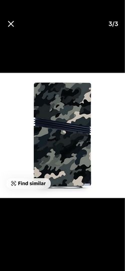 Camo Vinyl Wrap Skin Compatible With PS5 Pro